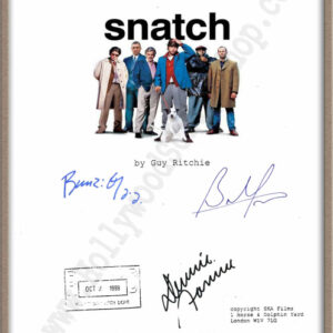 Snatch Signed Movie Script